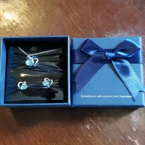 Blue Embellished with Crystals from Swarovski